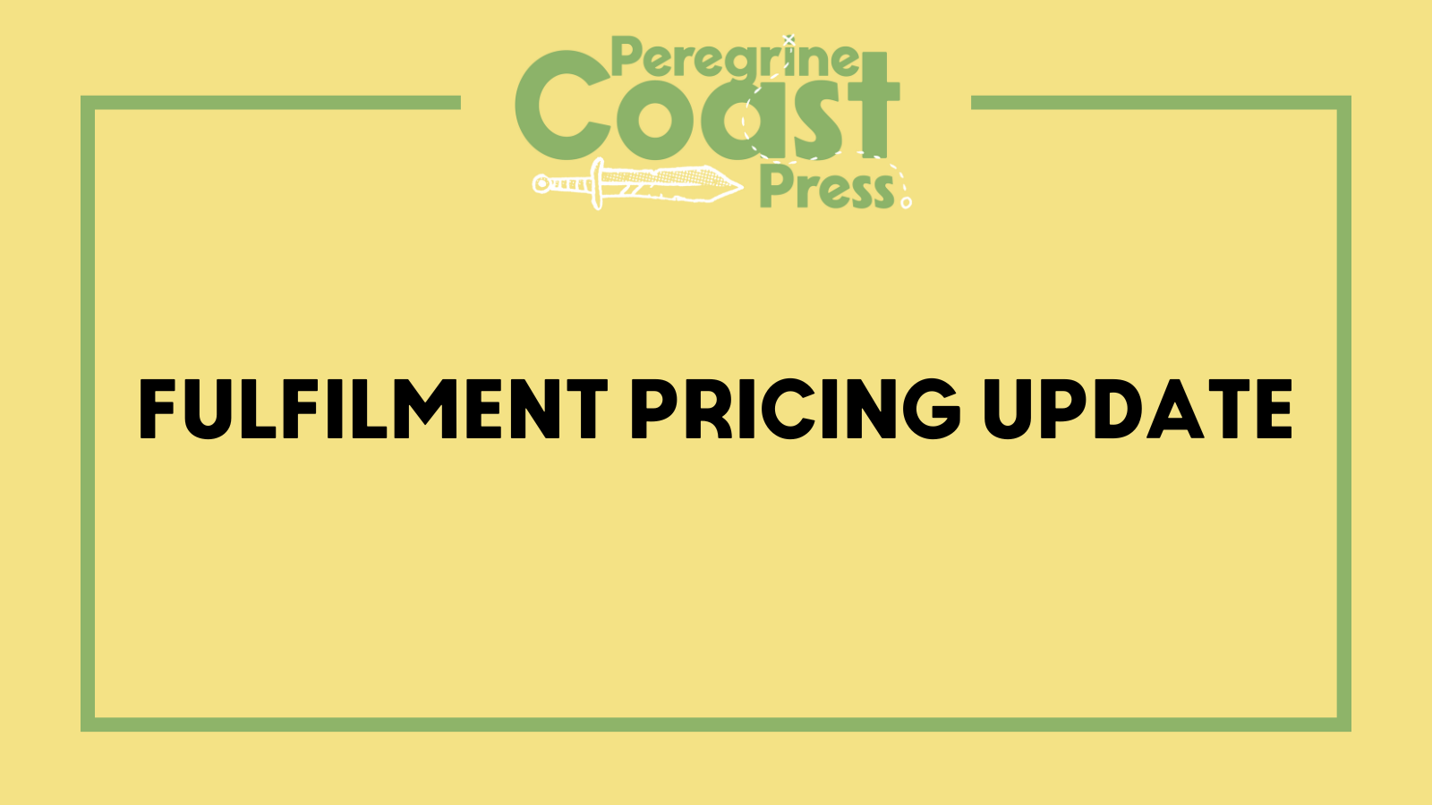 Fulfilment Pricing Update